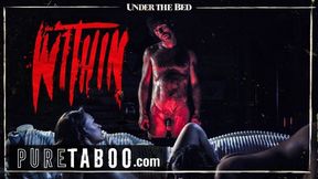 Sensual James Deen and Michael Vegas's horror movie scene