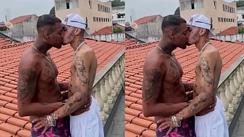 White guy fucks bareback in favela