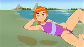 My Hot Gwen Tennyson Spreads Legs for Alien Fun in Omnitixxx Episode 1