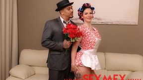 Playful Mica Spengler's blowjob movie