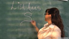 Lisa Ann Is Naughty in Class When Alone