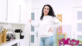 Sara Salamanca gets double the pleasure fucking a man her age