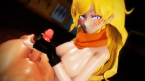 RWBY - Yang Best Handjob Ever (A XXX Parody)