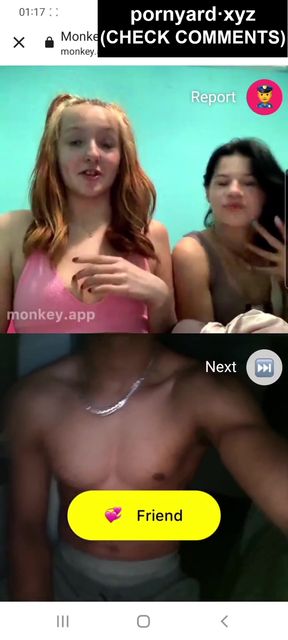 Amateur teen webcam fun with a slim girl