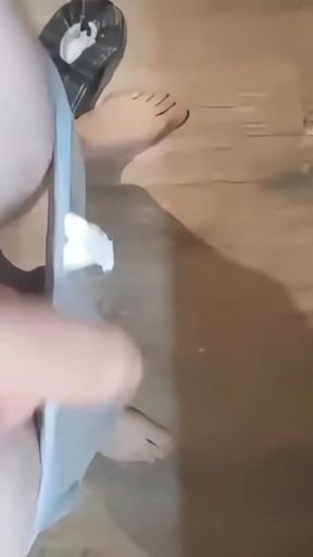 Surprise... swinging my big willy