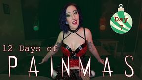 DAY 7 - 12 DAYS OF PAINMAS - Christmas CBT & Pain Play Slave Tasks by Miss Faith Rae with BDSM Instructions & Femdom POV - MKV