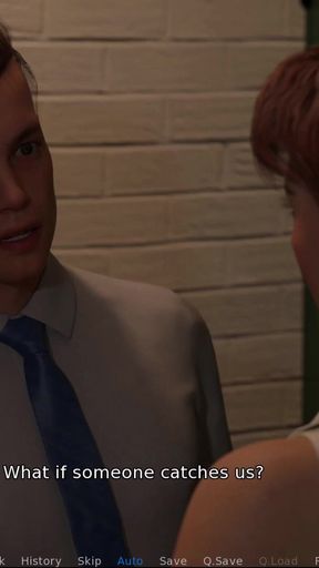 The East Block 12 Katheryn Gave a Show to the Men Thru the Window