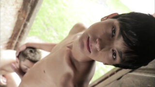 πίπα, ζευγάρι, ξεπέταλο – κοκαλιάρικες γκέι πόρνες, μεγάλο πέος γαμημένο στον κώλο ξεπέταλο