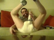 The Only Way a Diaper Fag Should Cum
