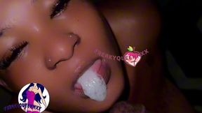 bouncing on my stepbrother cock and swallowed his cum