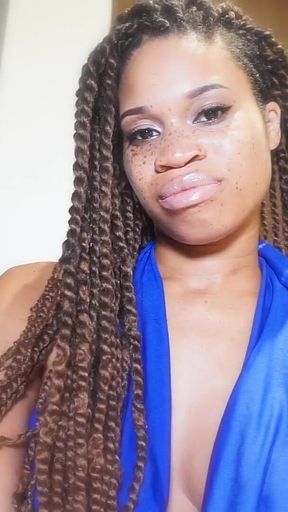 Your Husband Is Mine- Ebony Homewrecker Goddess Rosie Reed Confesses to a Slave's Wife- Wife Humiliation-1080p HD