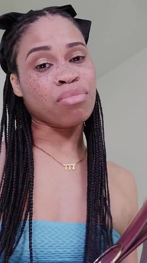 Pay Piggy Cash Spanking- Ebony Financial Domme Goddess Rosie