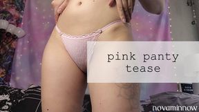pink panty tease