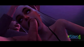 Sims 4 - Nice blowjob by my ex girlfriend at home
