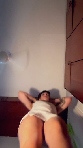 POV giantess reveals her upskirt and big ass