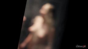 lesbians liz rainbow and margout darko caught in the shower