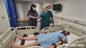 THE INSPECTION - Double Domme MedFet Pussy Sounding and Rosebud Inspection