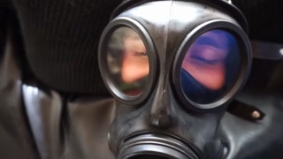 Heavy Rubber Jerk Off