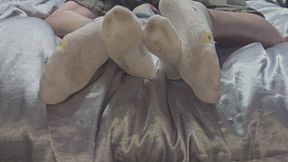 Dan and Chrissy making out while you jerk to their socks