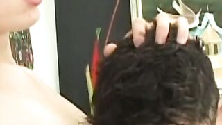 UNBELIEVABLE LOAD NETTED BY SENSUAL GIRLFRIEND IN THE FURRY MANS ASS!
