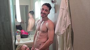 My girlfriend catch me with Elisa Calvi