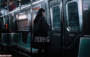 Student girl sucked dick of stranger on train - MollyRedWolf