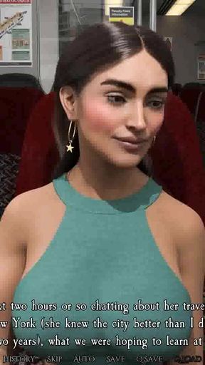 Emotional moment from &quot;Bare Witness: The Hot Indian Desi Girl From The Train - Ep1&quot;