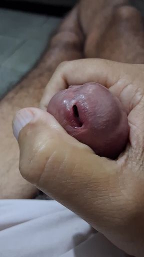 Ladysilva masturbating my horny cock wanting to cum