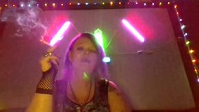 Ravens Inked Trans Whore Smokes N Gushes Cum Rivers Destroyed