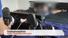 Rubber_lycrabondage tickle session (full HD)