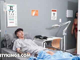 REALITY KINGS - Hawt Nurse Lissa Aires Delivers Steamy Bedside Care And Titty Therapy For Her Favourable Patient