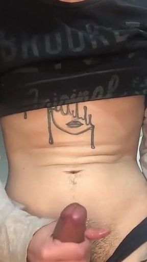 Hehe for the Next Video I'll Try to Show All the Cum Dripping From My Cock