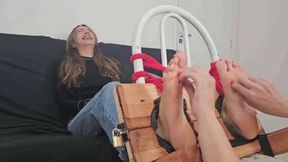 Ticklisn Anita - ANITA IN STOCKS - 4K