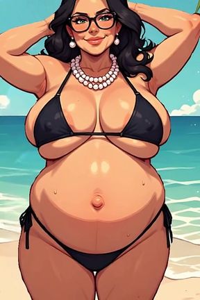 Pregnant Bikini Babes Art