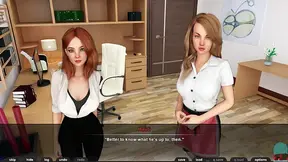 Seductive stepdaughter teases in a steamy PC game