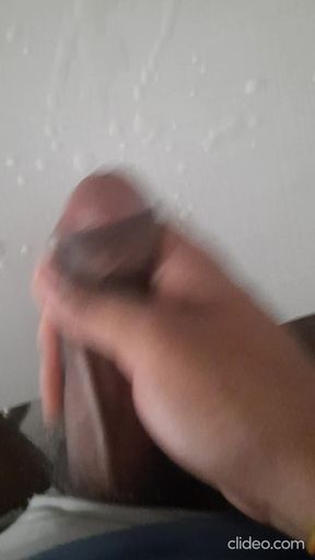 black dick with masturbation