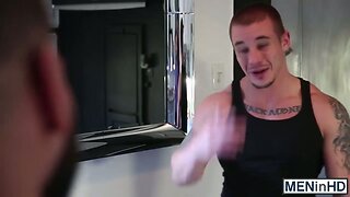 Tommy gets doubleteamed by his hot neighbors Ricky and Adam