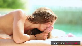 Nathan Sluts featuring Amirah Adara and Jay Dee's blowjob sex