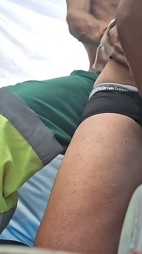 The Camp Guard Catches Me at His Break