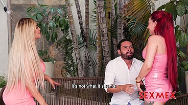 SEXMEX - NICOLE AND HER HUSBAND HAVE A THREESOME WITH HAYDÉ