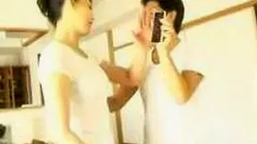 Horny Japanese Beauty Double Fucked – Split Wide by Massive Black Loads