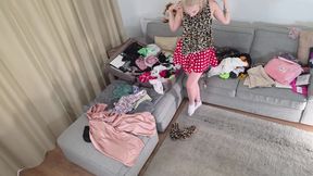 Amazingly Beautiful Hot Blonde College Girl Comes for a Fashion Shooting Turns Into Softcore Erotica with Lingerie Try on Haul