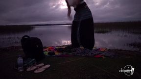 gozando na beira da lagoa, hippie aventureira nao resistiu ao tesao acumulado enquanto fazia trilha com tesao e adrenalina - my infinities first #11 - rio grande do sul