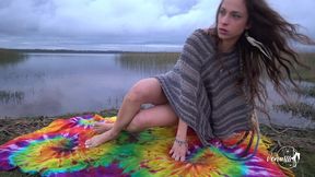 gozando na beira da lagoa, hippie aventureira nao resistiu ao tesao acumulado enquanto fazia trilha com tesao e adrenalina - my infinities first #11 - rio grande do sul