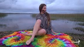 gozando na beira da lagoa, hippie aventureira nao resistiu ao tesao acumulado enquanto fazia trilha com tesao e adrenalina - my infinities first #11 - rio grande do sul