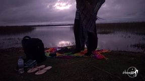 gozando na beira da lagoa, hippie aventureira nao resistiu ao tesao acumulado enquanto fazia trilha com tesao e adrenalina - my infinities first #11 - rio grande do sul