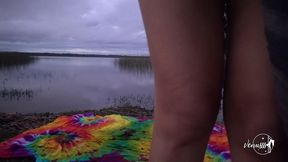 gozando na beira da lagoa, hippie aventureira nao resistiu ao tesao acumulado enquanto fazia trilha com tesao e adrenalina - my infinities first #11 - rio grande do sul