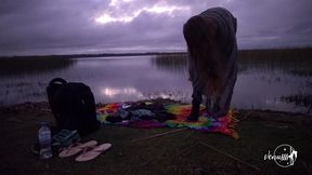 gozando na beira da lagoa, hippie aventureira nao resistiu ao tesao acumulado enquanto fazia trilha com tesao e adrenalina - my infinities first #11 - rio grande do sul