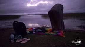 gozando na beira da lagoa, hippie aventureira nao resistiu ao tesao acumulado enquanto fazia trilha com tesao e adrenalina - my infinities first #11 - rio grande do sul