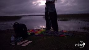 gozando na beira da lagoa, hippie aventureira nao resistiu ao tesao acumulado enquanto fazia trilha com tesao e adrenalina - my infinities first #11 - rio grande do sul
